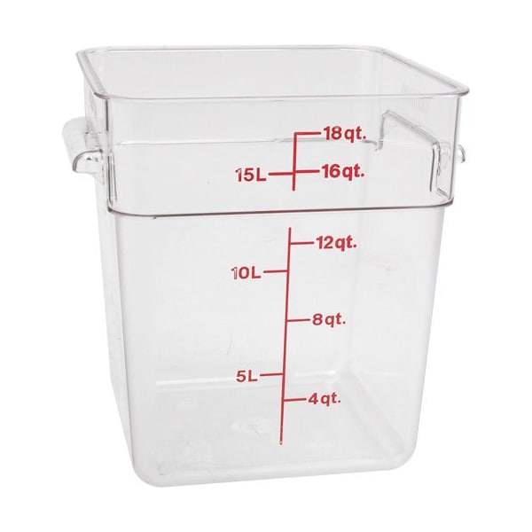 Container Clear  18Qt